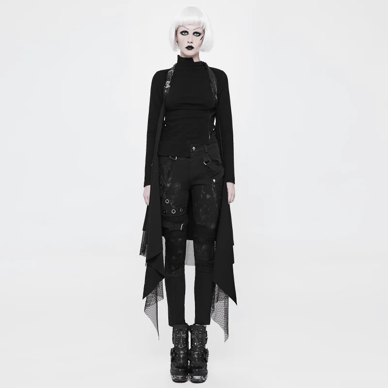 Punk Rave Fashion All-Match Knitted with Net Cloth Black Casual Women Capes Shawl Coat Gothic
Punk Rave Fashion All-Match Knitted with Net Cloth Black Casual Women Capes Shawl Coat Gothic