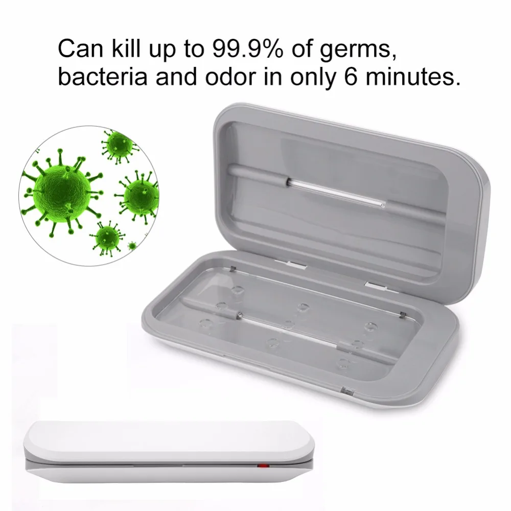 Double Antibacteria UV Light Disinfection Toothbrush For Phone MP3 Sterilizer USB Charging Sterilizer Cleaner Cosmetic Brush Box
Double Antibacteria UV Light Disinfection Toothbrush For Phone MP3 Sterilizer USB Charging Sterilizer Cleaner Cosmetic Brush Box