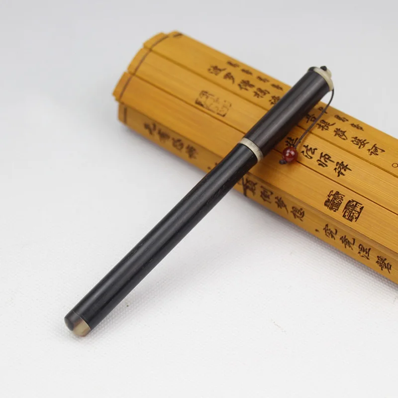 ChinaTraditional Manual BlackWood Roller Pen Neutral Color Signature Pen For Business and School as Luxury Gift Set
ChinaTraditional Manual BlackWood Roller Pen Neutral Color Signature Pen For Business and School as Luxury Gift Set