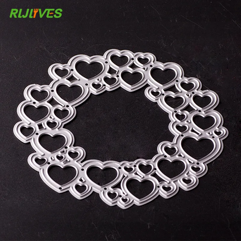 Love Heart Circle Metal Cutting Dies Stencils For DIY Scrapbooking Paper Cards Embossing Cut Dies 10X10CM
Love Heart Circle Metal Cutting Dies Stencils For DIY Scrapbooking Paper Cards Embossing Cut Dies 10X10CM