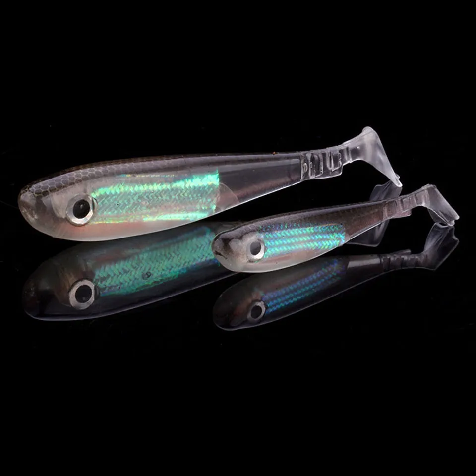 WALK FISH Мягкая приманка 2 шт./лот 60 мм/90 мм для рыбалки Шад червь свимбейты