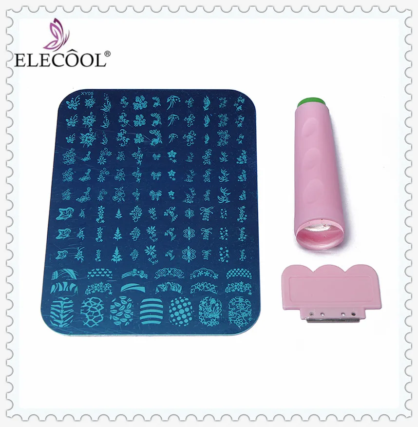 ELECOOL 1Set DIY Nail Art Stamping Stamper Image Plates Polish Print Mould Nail Stencil Tools Manicure Templates For Women
ELECOOL 1Set DIY Nail Art Stamping Stamper Image Plates Polish Print Mould Nail Stencil Tools Manicure Templates For Women