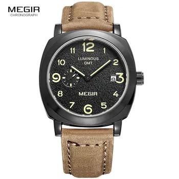 2019 Luxury Brand MEGIR Men Military Sports Watches Men's Quartz Date Clock Man Casual Leather Wrist Watch Relogio Masculino
2019 Luxury Brand MEGIR Men Military Sports Watches Men's Quartz Date Clock Man Casual Leather Wrist Watch Relogio Masculino