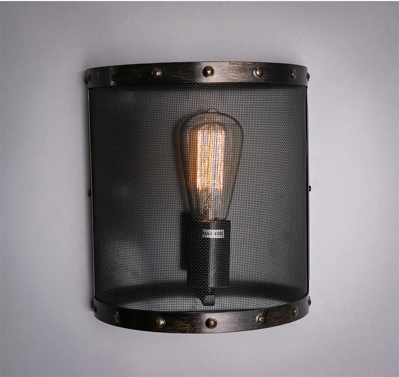 Loft Nordic Industrial Lamp Wall black 1 Lamp Wall Lighting Wrought Iron Metal Grid Edison Wall Lamp Bar Decoration Lamp Wall
Loft Nordic Industrial Lamp Wall black 1 Lamp Wall Lighting Wrought Iron Metal Grid Edison Wall Lamp Bar Decoration Lamp Wall