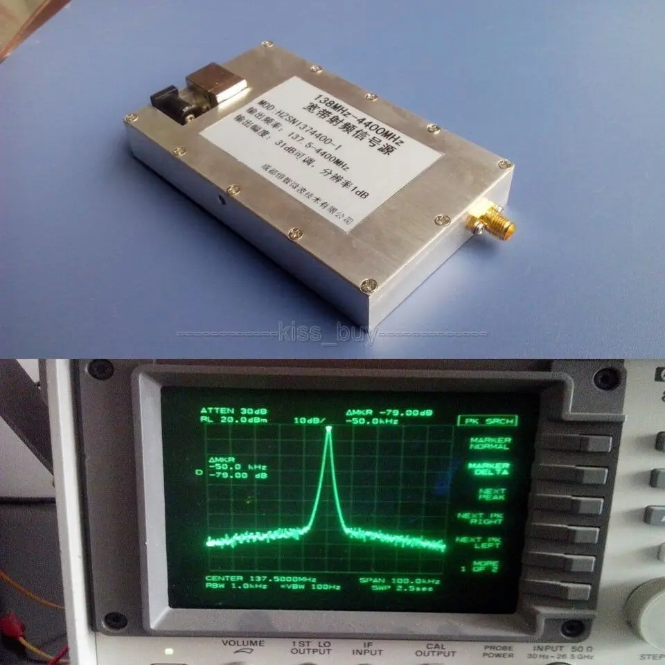 137.5MHZ to 4400MHZ Signal generator frequency generator RF signal source dc 12v
137.5MHZ to 4400MHZ Signal generator frequency generator RF signal source dc 12v