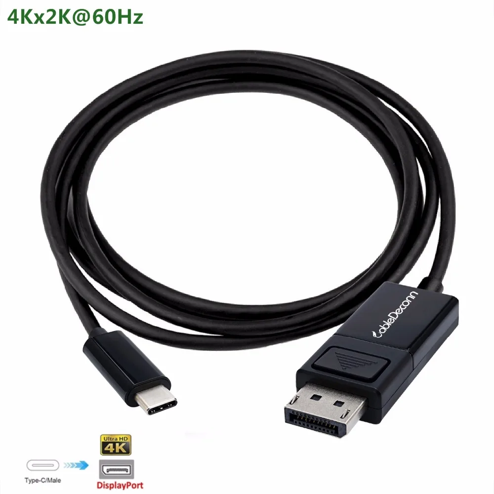 Thunderbolt3 для отображения порта кабель USB3.1 Type c displayport 4k 60HZ адаптер Macbook компьютера
