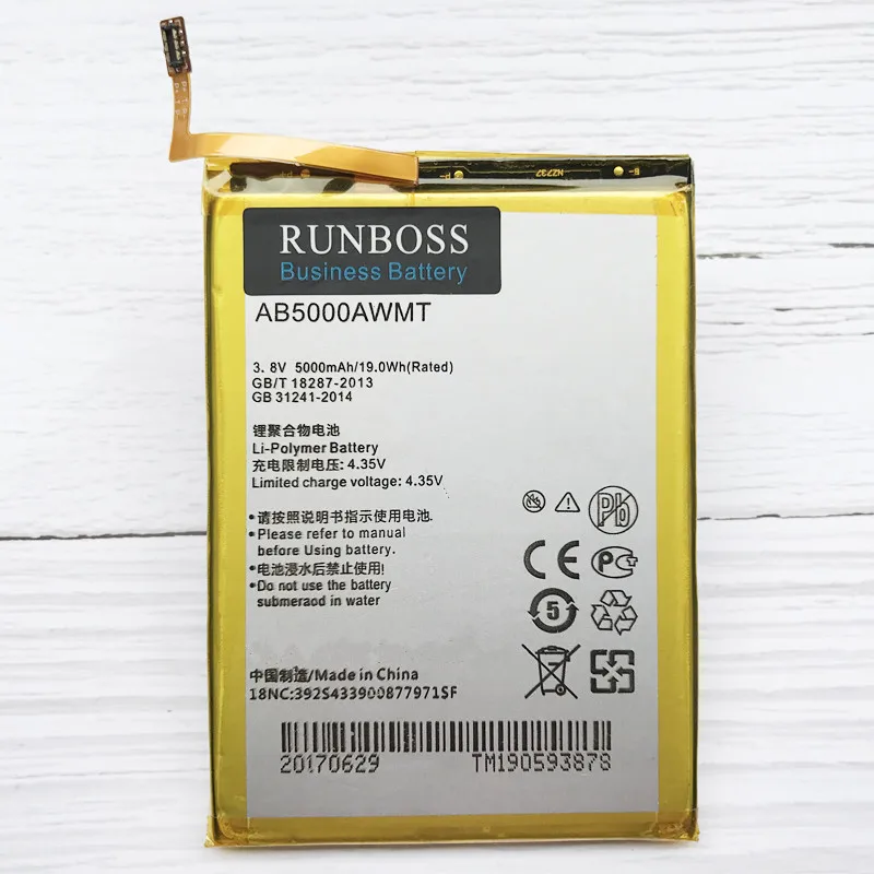 NEW AB5000AWMT AB5000AWM T 5000mAh Battery For Philips V526 V787 V377 V 526/V 787/V377 Smart Moble Phone
NEW AB5000AWMT AB5000AWM T 5000mAh Battery For Philips V526 V787 V377 V 526/V 787/V377 Smart Moble Phone