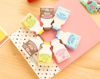 2pcs/lot Kawaii Milk Bottle Rubber pencil Erasers Office Supplies for Students School Supplies gifts korean papelaria
2pcs/lot Kawaii Milk Bottle Rubber pencil Erasers Office Supplies for Students School Supplies gifts korean papelaria