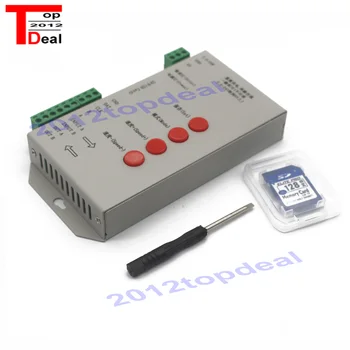 LED T1000S 128 SD Card Pixels Controller,DC5~24V,for WS2801 WS2811 WS2812B LPD6803 LED 2048 strip light lamp
LED T1000S 128 SD Card Pixels Controller,DC5~24V,for WS2801 WS2811 WS2812B LPD6803 LED 2048 strip light lamp