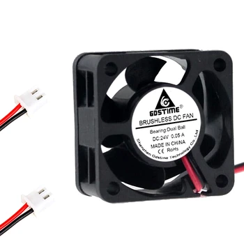 10Pcs Black 5V/12V/24V 40*40*20mm 4020 Dual Ball Bearing Brushless DC Motor Fan With Wires And XH2.54 Header
10Pcs Black 5V/12V/24V 40*40*20mm 4020 Dual Ball Bearing Brushless DC Motor Fan With Wires And XH2.54 Header