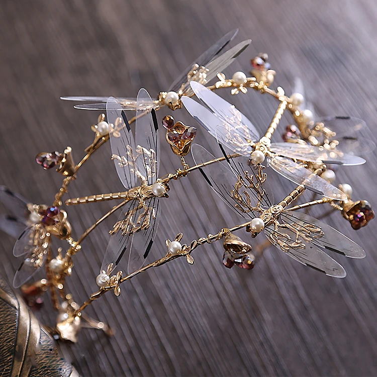 2016 Baroque crown Three layer Dragonfly bridal hair accessories the new wedding crown beauty crowns and tiaras
2016 Baroque crown Three layer Dragonfly bridal hair accessories the new wedding crown beauty crowns and tiaras