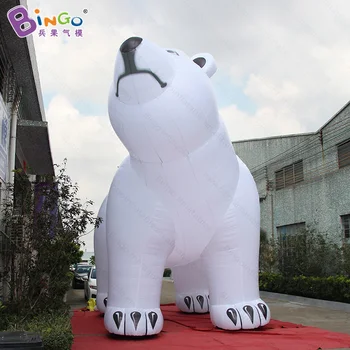 EXQUISITE HANDWORK MAKING6mh inflatable polar bear decoration / giant white bear model balloon toy customized inflatables 
EXQUISITE HANDWORK MAKING6mh inflatable polar bear decoration / giant white bear model balloon toy customized inflatables