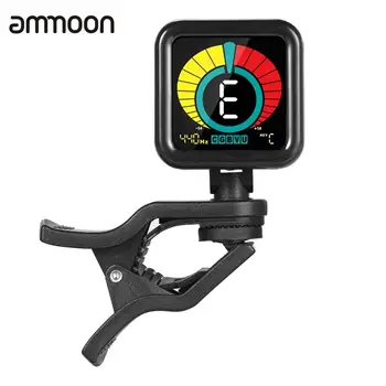Clip on Guitar Tuner Chromatic Mode Ukulele Tuner Black Square with Full Color Display for Electric Guitar Bass Violin Ukelele 
Clip on Guitar Tuner Chromatic Mode Ukulele Tuner Black Square with Full Color Display for Electric Guitar Bass Violin Ukelele