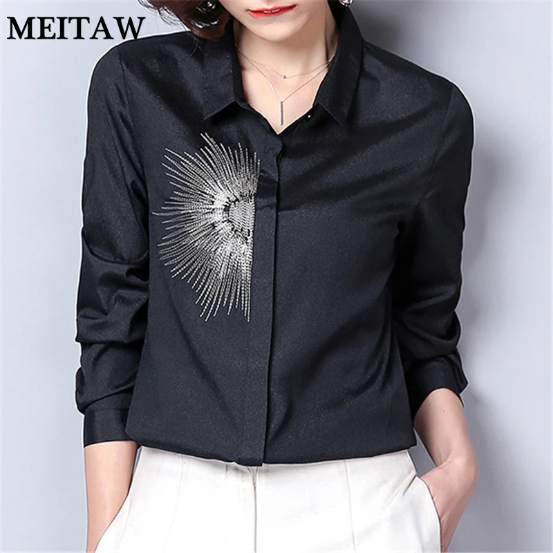 2019 Autumn Women Chiffon Blouse Shirt Casual Long Sleeve OL Style Blouse Korean Lady Office Vintage Embroidery Tops Plus Size
2019 Autumn Women Chiffon Blouse Shirt Casual Long Sleeve OL Style Blouse Korean Lady Office Vintage Embroidery Tops Plus Size