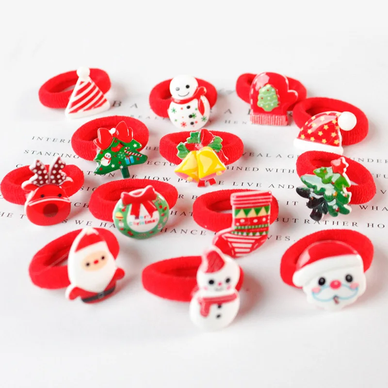 2pcs/Pair Cute Girls Christmas Hair rope Hair Bands Snowman Santa Tree Elastic Hair Ropes Christmas Gifts For Kid Girl Gift
2pcs/Pair Cute Girls Christmas Hair rope Hair Bands Snowman Santa Tree Elastic Hair Ropes Christmas Gifts For Kid Girl Gift