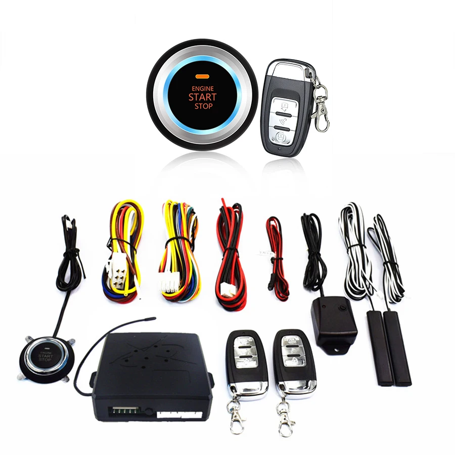 Auto SUV Alarm System Keyless Entry Engine Start Push Button Remote Starter Upgraded Version Plus
Auto SUV Alarm System Keyless Entry Engine Start Push Button Remote Starter Upgraded Version Plus