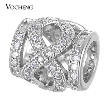 20PCS/lot Wholesale Luxury CZ Stone Beads Charms for Bracelet Copper Material 3 Colors Plated Jewelry Findings Vn-1642*20
20PCS/lot Wholesale Luxury CZ Stone Beads Charms for Bracelet Copper Material 3 Colors Plated Jewelry Findings Vn-1642*20