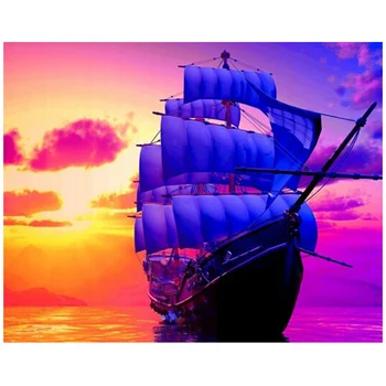 5D Diy Diamond Painting Sun Boat Cross Stitch Round Diamond Mosaic Craft Full Diamond Embroidery Needlework Home Paintings
5D Diy Diamond Painting Sun Boat Cross Stitch Round Diamond Mosaic Craft Full Diamond Embroidery Needlework Home Paintings