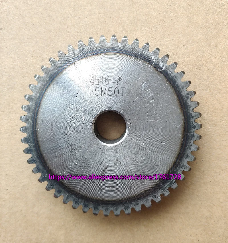 Outside diameter 78mm 1.5M 50T Standard 1.5modulus 50teeth spur gear,steel gear ~
Outside diameter 78mm 1.5M 50T Standard 1.5modulus 50teeth spur gear,steel gear ~