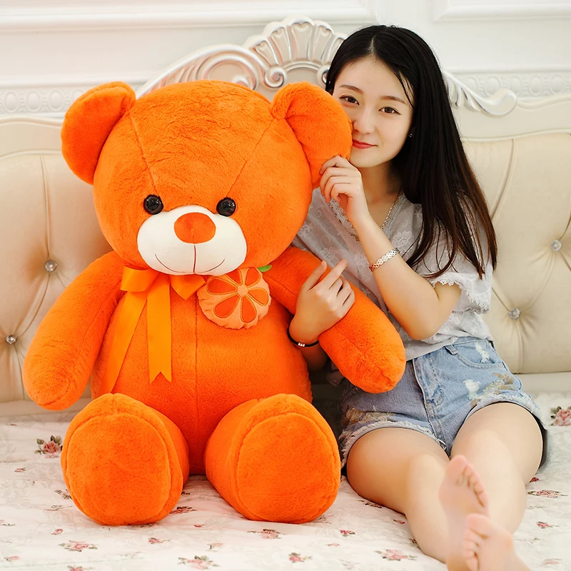 new style Large 135cm orange teddy bear plush toy fruit orange design bear soft doll hugging pillow birthday gift s0910
new style Large 135cm orange teddy bear plush toy fruit orange design bear soft doll hugging pillow birthday gift s0910