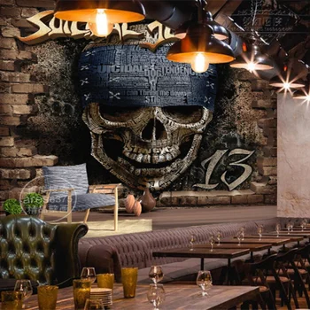 Skull mural, cool wallpaper 3d living room dining backdrop wallpaper retro personality three large murals 3d
Skull mural, cool wallpaper 3d living room dining backdrop wallpaper retro personality three large murals 3d
