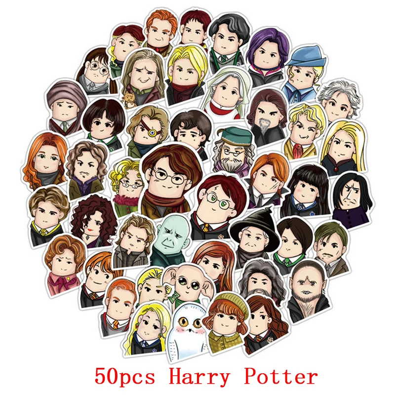 50pcs Harry Potter neck sticker Sticker Cute DIY Stickers Cartoon Decals Stickers Toys PVC Scrapbook Gifts For Kids
50pcs Harry Potter neck sticker Sticker Cute DIY Stickers Cartoon Decals Stickers Toys PVC Scrapbook Gifts For Kids