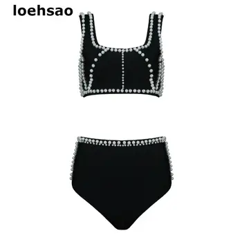Newest 2018 sexy women dress black beads slim strap 2 pieces set hollow out bodycon bandage swimsuit summer beach bathing suit
Newest 2018 sexy women dress black beads slim strap 2 pieces set hollow out bodycon bandage swimsuit summer beach bathing suit
