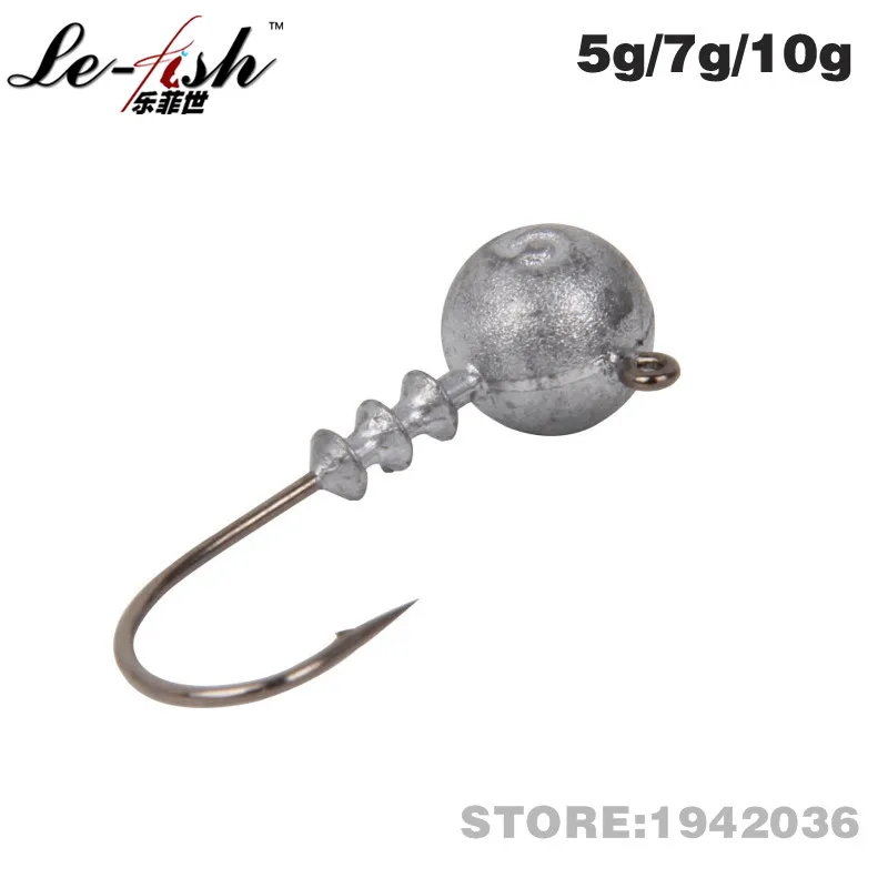 Le-Fish Jig Head Artificial Bait 5Pcs/Bag Lure Fishing Bait Spinning Fishing Sea Hook For Lure Fish Jig Lead Head Hooks
Le-Fish Jig Head Artificial Bait 5Pcs/Bag Lure Fishing Bait Spinning Fishing Sea Hook For Lure Fish Jig Lead Head Hooks