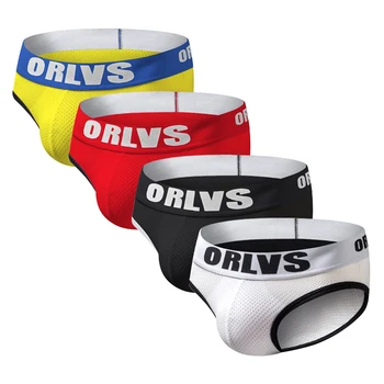 ORLVS Brand 4PC/LOT Underwear Man Briefs Cueca Gay Underwear Briefs Man Cotton Underpants High Quality Sexy Men Underwear
ORLVS Brand 4PC/LOT Underwear Man Briefs Cueca Gay Underwear Briefs Man Cotton Underpants High Quality Sexy Men Underwear