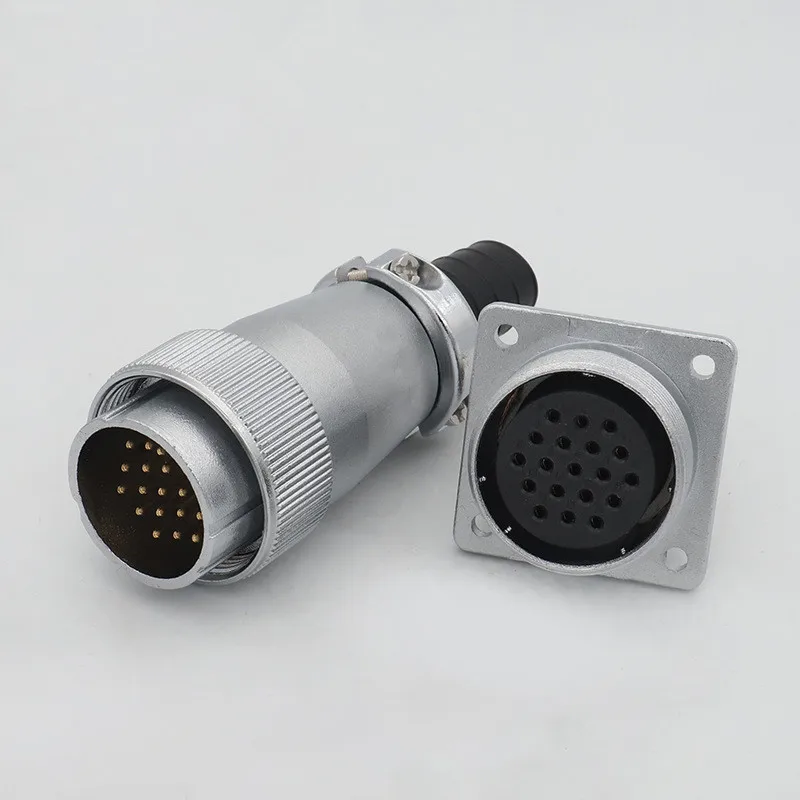 1Set WS32 Aviation Connector Male&Female Square Flange Socket 4/6/8/10/11/12/13/14/19 Pin plug Aviation Circular Cable Connector
1Set WS32 Aviation Connector Male&Female Square Flange Socket 4/6/8/10/11/12/13/14/19 Pin plug Aviation Circular Cable Connector