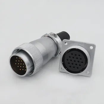 1Set WS32 Aviation Connector Male&Female Square Flange Socket 4/6/8/10/11/12/13/14/19 Pin plug Aviation Circular Cable Connector
1Set WS32 Aviation Connector Male&Female Square Flange Socket 4/6/8/10/11/12/13/14/19 Pin plug Aviation Circular Cable Connector