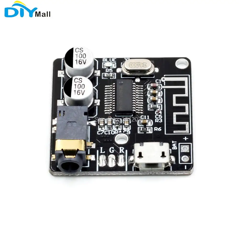 DIYmall VHM-314 Bluetooth 4.1 Audio Receiver Board Mp3 Lossless Decoder Board Wireless Stereo Music Module Power amplifier Board
DIYmall VHM-314 Bluetooth 4.1 Audio Receiver Board Mp3 Lossless Decoder Board Wireless Stereo Music Module Power amplifier Board