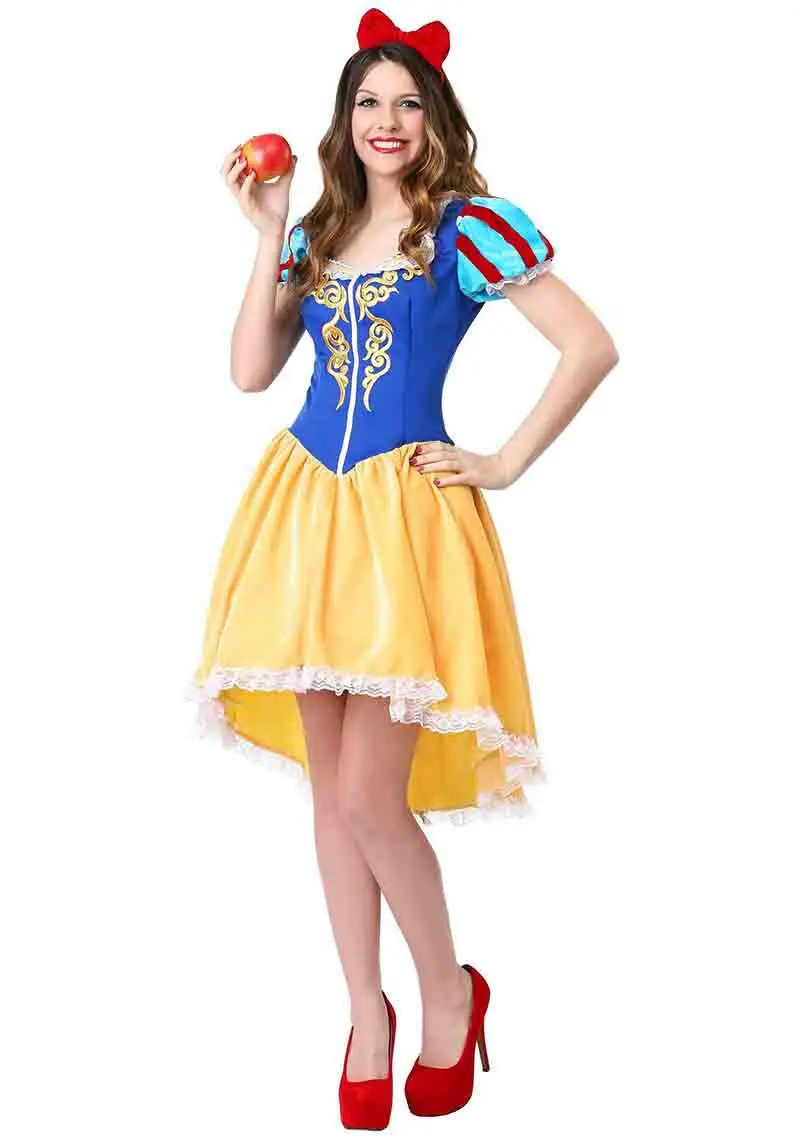 Disguise Adult Snow White Cosplay Dress for Women Party Princess Dress Female Fancy Dress Halloween Cos Costume Plus Size 2XL
Disguise Adult Snow White Cosplay Dress for Women Party Princess Dress Female Fancy Dress Halloween Cos Costume Plus Size 2XL