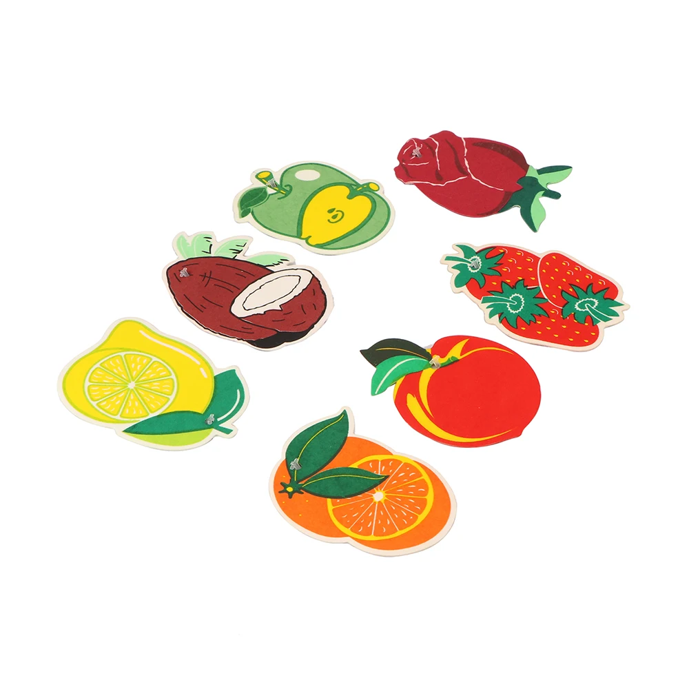 7pcs/Lot Auto Perfume Differnet Scent Hanging Paper For Home Boat Lasting Fragrance Fruit Car Air Freshener New | Автомобили и