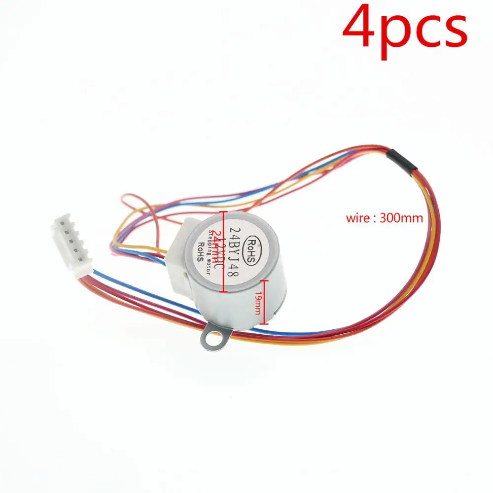 4pcs/lot 24BYJ48 DC 12V CNC motor Reducing Stepping Stepper Motor 24BYJ48 Step motor Air condiontionl A/C swing motor
4pcs/lot 24BYJ48 DC 12V CNC motor Reducing Stepping Stepper Motor 24BYJ48 Step motor Air condiontionl A/C swing motor