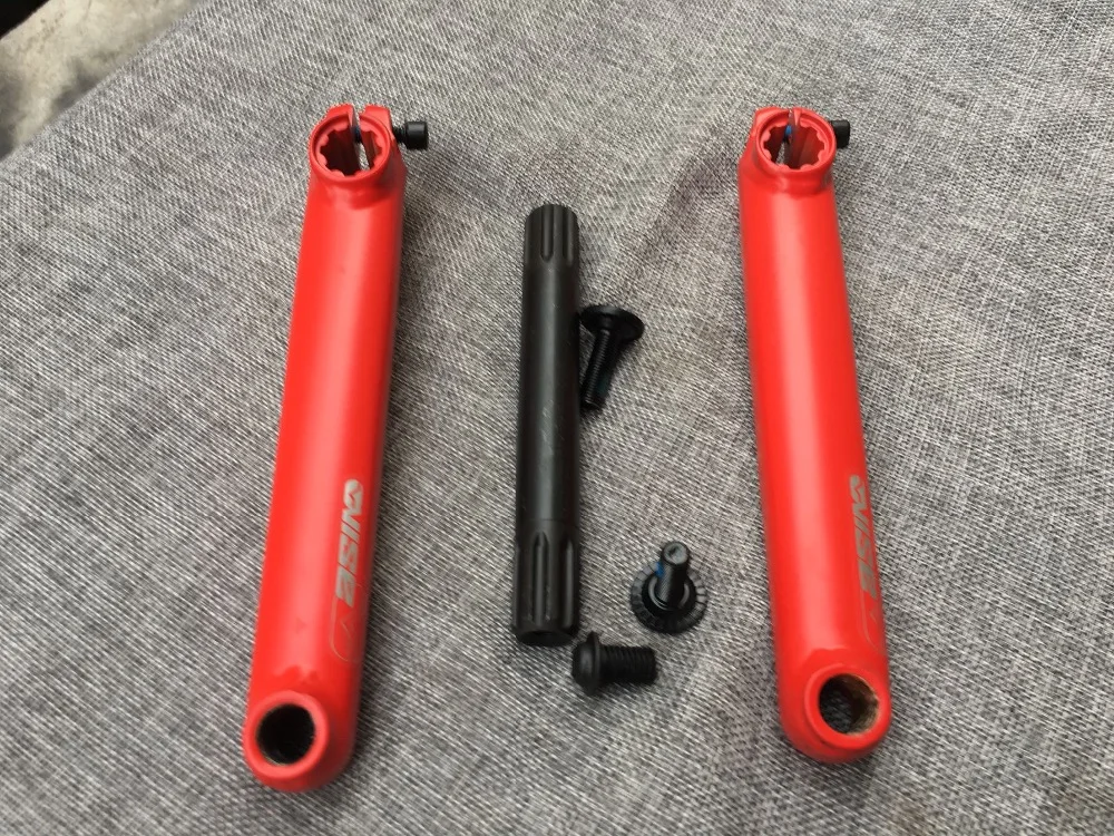 red bmx cranks