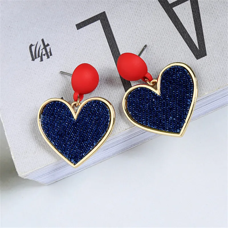 Retro fashion Heart stud earrings female contracted cloth small student stud earrings accessories earrings for women
Retro fashion Heart stud earrings female contracted cloth small student stud earrings accessories earrings for women