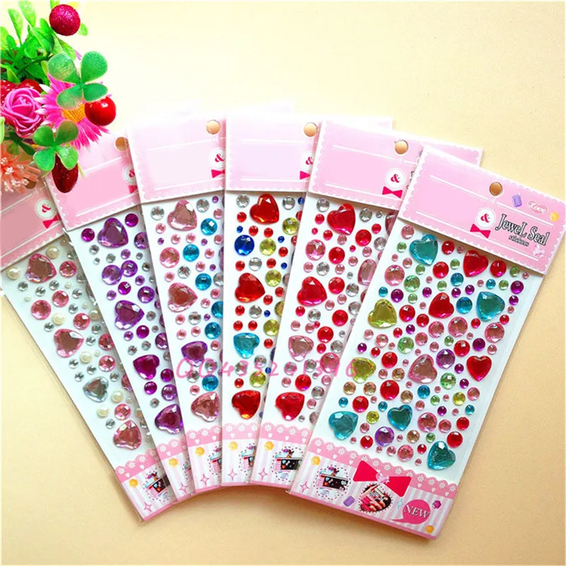 1 Sheet DIY Heart Style Crystal Jewel Diamond Sticker 3D Crystal Rhinestones Stickers Glitter Self Adhesive Sticker
1 Sheet DIY Heart Style Crystal Jewel Diamond Sticker 3D Crystal Rhinestones Stickers Glitter Self Adhesive Sticker