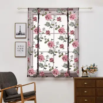 Floral Printed Vertical Blind Tulled Curtains Roman Blinds White Sheer Panel Red Coffee Office Short Tulle Window Door Curtain
Floral Printed Vertical Blind Tulled Curtains Roman Blinds White Sheer Panel Red Coffee Office Short Tulle Window Door Curtain