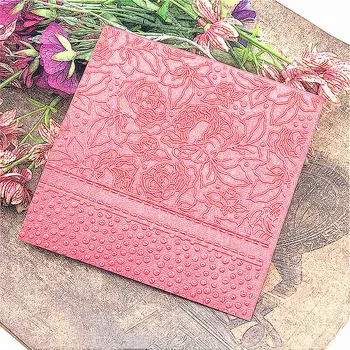 Easter plastic rose template craft card making paper card album wedding decoration scrapbooking embossing folder
Easter plastic rose template craft card making paper card album wedding decoration scrapbooking embossing folder