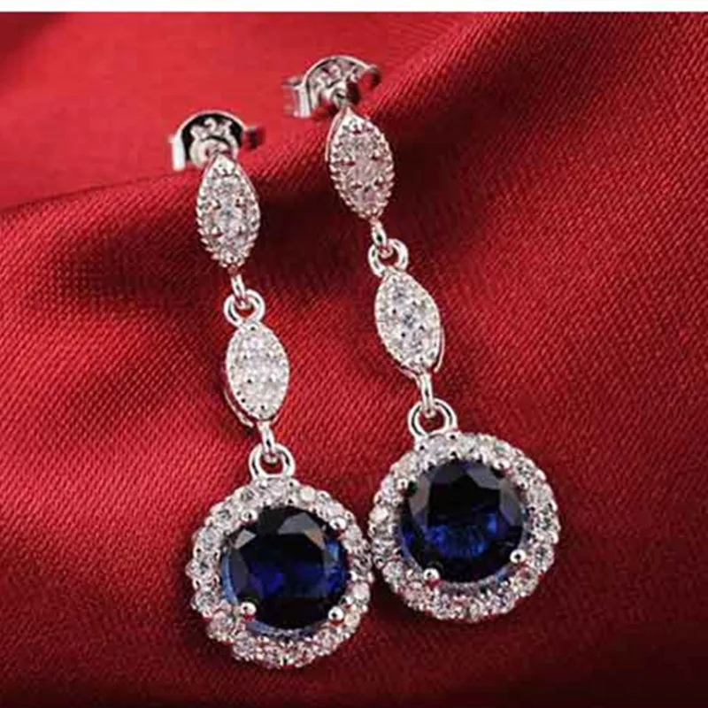 925 Sterling Silver big earrings brincos dangle drop for women party wedding christmas gifts bijoux statment Jewelry e495
925 Sterling Silver big earrings brincos dangle drop for women party wedding christmas gifts bijoux statment Jewelry e495