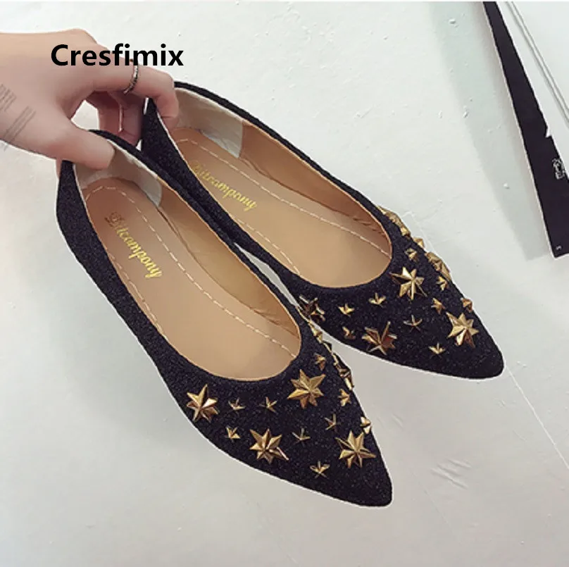 Women Casual Street Spring & Summer Slip on Flat Shoes Lady Leisure Black Soft Comfortable Shoes Cool Flats Zapatos Mujer E3549
Women Casual Street Spring & Summer Slip on Flat Shoes Lady Leisure Black Soft Comfortable Shoes Cool Flats Zapatos Mujer E3549