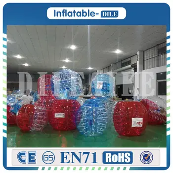 Free Shipping Door To Door 6PCS(3 blue+3 red)+1 Pump 1.0mm TPU Inflatable Zorb Ball ! Good Quality Inflatable Soccer Bubble Ball
Free Shipping Door To Door 6PCS(3 blue+3 red)+1 Pump 1.0mm TPU Inflatable Zorb Ball ! Good Quality Inflatable Soccer Bubble Ball