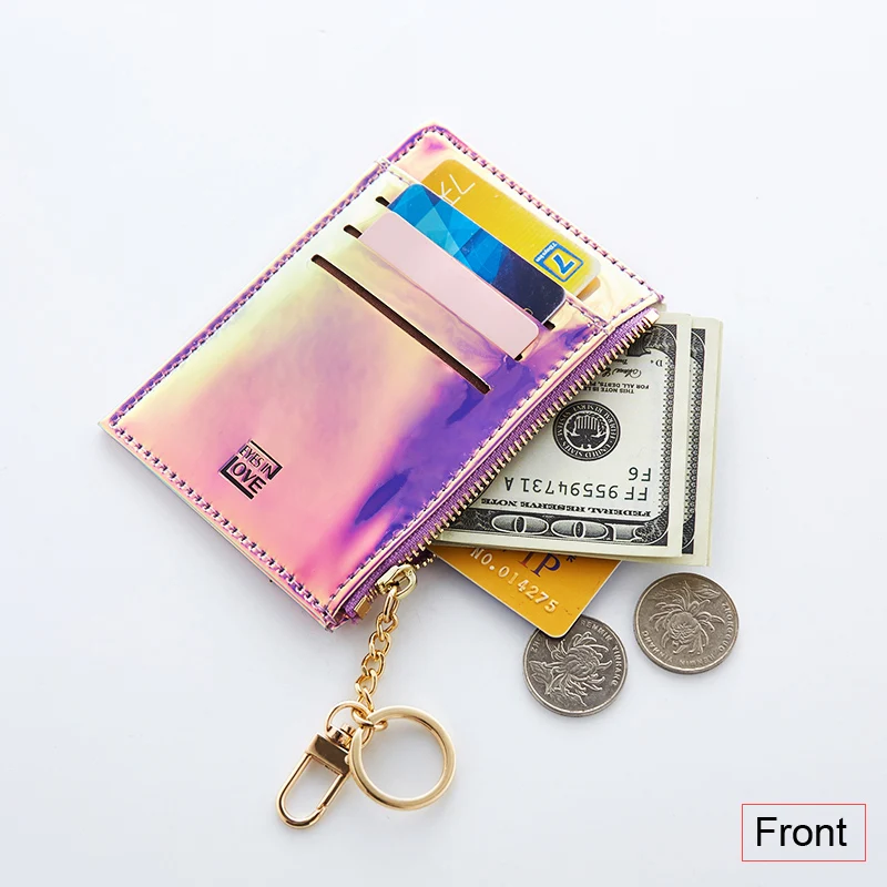 2018 Women Card Holder Laser PU Leather Ladies Small ID Credit Card Wallet Luminous Colorful Female Card Case Cover Coin Purses
2018 Women Card Holder Laser PU Leather Ladies Small ID Credit Card Wallet Luminous Colorful Female Card Case Cover Coin Purses