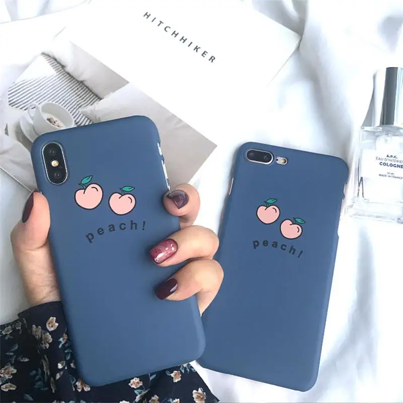 Fashion Cases For iPhone 6 6s 7 8 Plus with Cute Peach Pattern Matte Hard Slim Back Cover for iPhone X XR XS Max Hot Sales
Fashion Cases For iPhone 6 6s 7 8 Plus with Cute Peach Pattern Matte Hard Slim Back Cover for iPhone X XR XS Max Hot Sales
