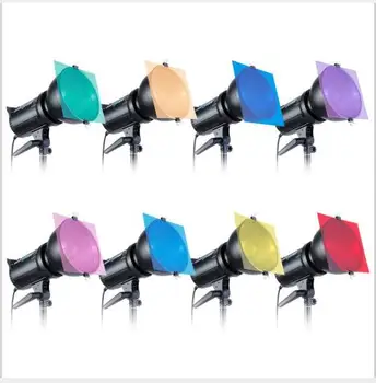 12"/30cm 8 Colors Pack of Gel Sheet Transparent Color Correction Gels Set Filter Film for Photography Video Light Studio Flash
12"/30cm 8 Colors Pack of Gel Sheet Transparent Color Correction Gels Set Filter Film for Photography Video Light Studio Flash