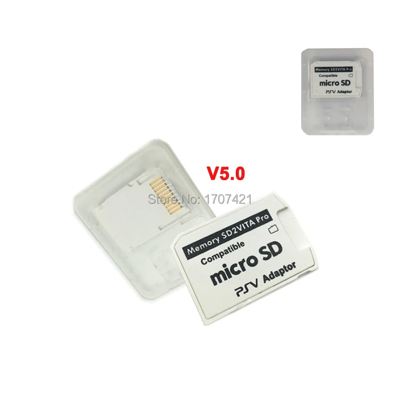 30 Pcs Version 5.0 SD2VITA For PS Vita Memory TF Card for PSVita Game Card PSV 1000/2000 Adapter 3.60 System SD Micro SD card
30 Pcs Version 5.0 SD2VITA For PS Vita Memory TF Card for PSVita Game Card PSV 1000/2000 Adapter 3.60 System SD Micro SD card