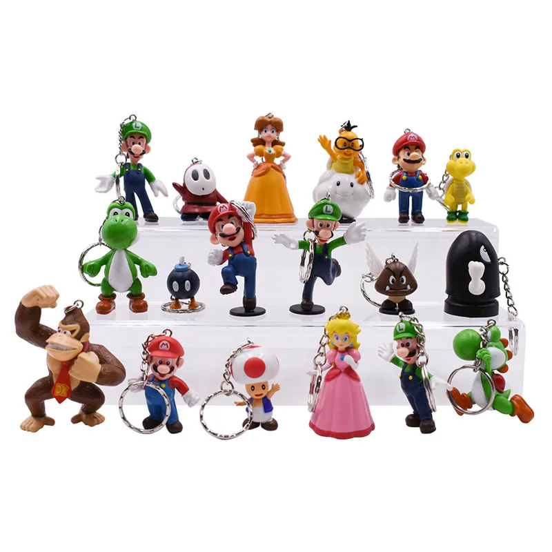 Super Mario Bros Action Figure Doll Playset Figurine Toy Model Dolls 18pcs Lot