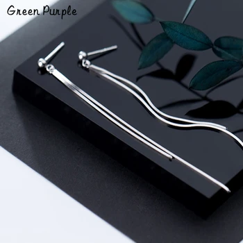 100% 925 Silver Long Bar Earrings Minimalism Jewelry Korean Brincos bohemian Pendientes Kolczyki Earrings for Women Oorbellen
100% 925 Silver Long Bar Earrings Minimalism Jewelry Korean Brincos bohemian Pendientes Kolczyki Earrings for Women Oorbellen