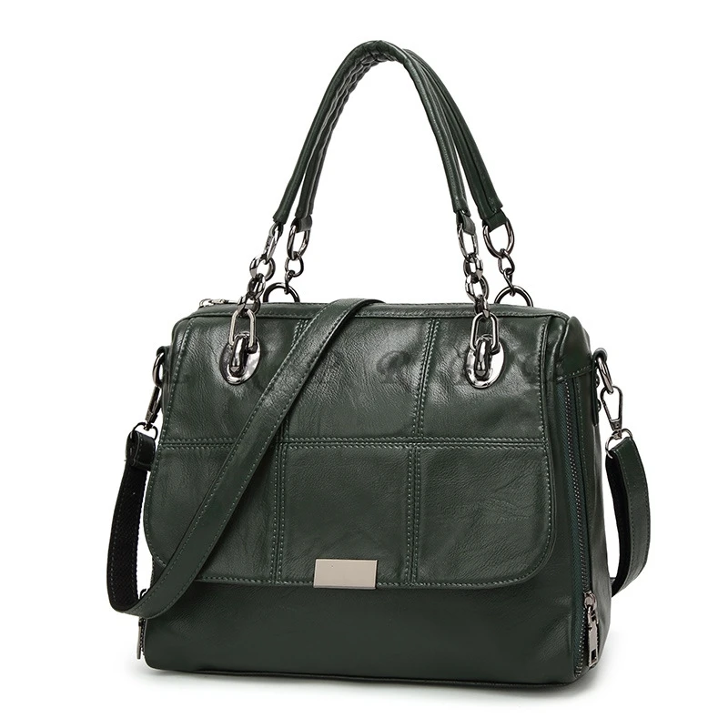 New Green Soft Noodle Chain Female Bag Fashion Single Shoulder Handbags Wholesale Bag Mail in Europe and America in 2019
New Green Soft Noodle Chain Female Bag Fashion Single Shoulder Handbags Wholesale Bag Mail in Europe and America in 2019